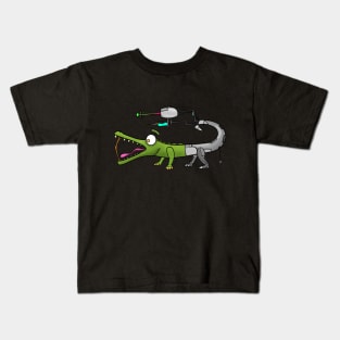 Robot Crocodile Kids T-Shirt